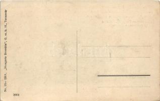 Temesvár, Timisoara; Piata Sf. George si cafeneaua Centrala / Innerestadt, St. Georgen Platz mit Inn...