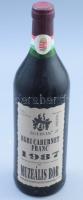1987 Egervin Egri Cabernet Franc, Muzeális Bor, sorszámozott: No. 000350, bontatlan palack száraz fehérbor, 12,5%, 0,75l.
