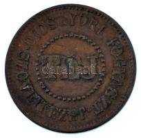 DN "Diósgyőri Fogyasztási Szövetkezet - Tej" bronz tejbárca T:VF, patina