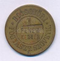 DN "Diósgyőri Fogyasztási Szövetkezet - 1 Fehér Kenyér" Cu élelmiszerbárca T:VF, patina