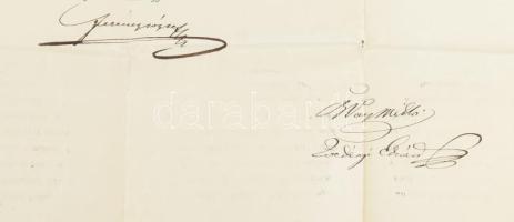 1861. Az országgűlés összehívásáról rendelkező császári levél Nagykároly városának címezve. Ferenc J...