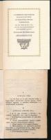 1934 A Gyöngyösi István Társaság műsorkönyve 16p + Az Országos Magyar Képzőművészeti Társulat alapsz...