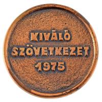 1975. "Lignifer Fa és Fémfeldolgozó ISZ / Kiváló szövetkezet 1975" bronz emlékérem (63mm) ...