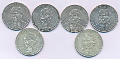 1994. 200Ft Ag "Deák" (6x) T:AU,XF patina
Adamo F13.1