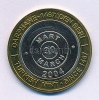 Törökország 2004. 1.000.000L bimetál "535 éves az Isztambuli Pénzverde - 2004 március 30." kapszulában T:UNC Türkiye 2004. 1.000.000 Lira bimetallic "535 years Istanbul Mint - March 30th 2004" in capsule C:UNC Krause KM#1139.2