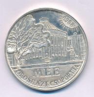 Rajki László (1939-) 1988. "Eötvös József 1813-1871 / MÉE Orosháza" kétoldalas jelzett Ag emlékérem (35,39g/0.835/42,5mm) T:AU (PP) Adamo OH2