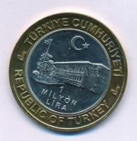 Törökország 2004. 1.000.000L bimetál "535 éves az Isztambuli Pénzverde - 2004 július 1." T...