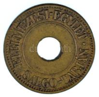 DN(~1950) 1kr "Élelmezési-Egylet Salgó-Tarján" Cu bárca T:VF, patina