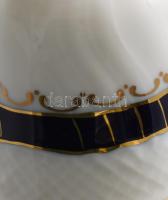 Hollóházi porcelán csengő, jelzett, m: 10,5 cm