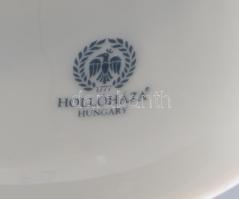 Hollóházi porcelán csengő, jelzett, m: 10,5 cm