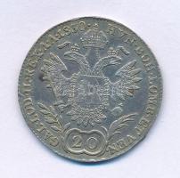 Ausztria 1830A 20kr Ag "I. Ferenc" T:VF anyaghiba, átdolgozott perem Austria 1830A 20 Kreuzer Ag "Franz I" C:VF material error, edge reworked Krause KM#2145