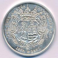 1997. "Romer Flóris / 140 éves a győri éremgyűjtés 1857-1997" jelzett Ag emlékérem. Szign....