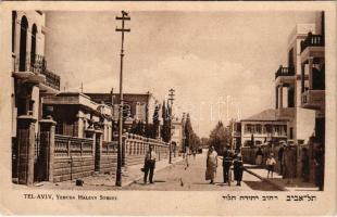 1925 Tel Aviv, Yehuda Halevy Street. Edit. Eliahu Brothers. Hebrew text, Judaica (EB)