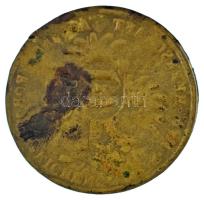 Osztrák Birodalom / Nyitra / Sasvár DN(~17-18. század) I. Ferenc "Z" Cu lemezbárca igás ro...