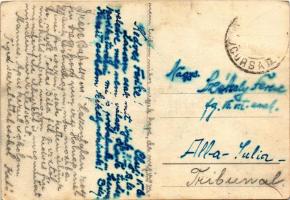 Mickey egér zongorázik. Klösz korai Disney képeslap / Mickey Mouse playing on the piano. Early Hunga...