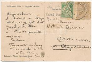 1923 Nagyszentmiklós, Sannicolau Mare; Prefectura si officiul postal. N. Wiener / vármegyeháza és po...