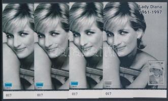 2007 Lady Diana emlékív garnitúra