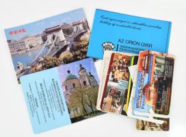 Vegyes kártyanaptár tétel, közte nagyalakúak