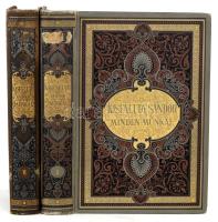 Kisfaludi Kisfaludy Sándor minden munkái. II. és VI. köt. Bp., 1892-1893, Franklin-Társulat, 572 p.; 484 p. Kiadói gazdagon díszített, aranyozott egészvászon-kötés, a borítón és a gerincen ragasztás nyomaival, néhány lapszéli szakadással, intézményi bélyegzőkkel.