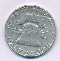 Amerikai Egyesült Államok 1963. 1/2$ Ag "Franklin" T:VF
USA 1963. 1/2 Dollar Ag "Fra...