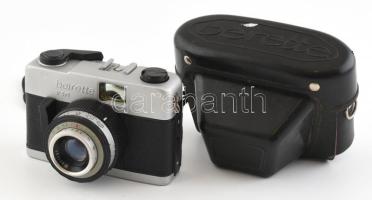 Beirette VSN fényképezőgép, bőr tokban, Meritar objektívvel, 2,8/45