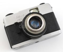Beirette VSN fényképezőgép, bőr tokban, Meritar objektívvel, 2,8/45