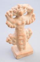 Sl? jelzéssel: Női alak, terrakotta, m: 12,5 cm