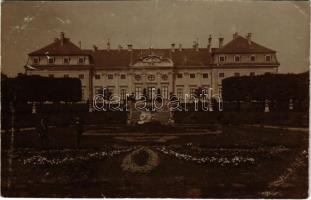 1907 Féltorony, Halbturn; Habsburg Frigyes főherceg kastélya, park / castle, park. photo (EK)