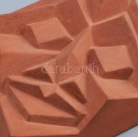 Kubista maszk falidísz, jelzés nélkül, 47x32 cm