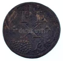 Osztrák Államok / Salzburg 1731. 10kr Cu "Wine Mark" borászati bárca (2,76g/23mm) T:F, kar...