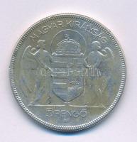 1930. 5P Ag "Horthy jobbra" T:F
Adamo P8