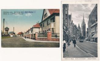 21 db RÉGI külföldi város képeslap / 21 pre-1945 foreign town-view postcards