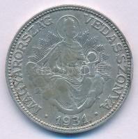 1931. 2P Ag "Madonna" T:VF patina, ph. Adamo P7