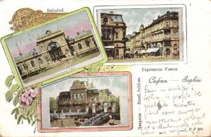 Sofia with railway station