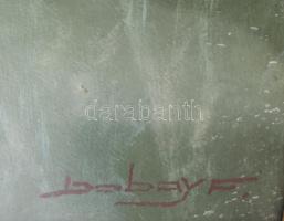 Dobay Ferenc (1867-?): Csendélet tavaszi virágokkal. Olaj, karton, jelzett. Dekoratív sérült fakeret...