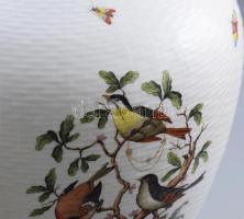 Herendi Rothschild mintás padlóváza. Háncsnyomott felületű, az egész vázatesten elszórtan megjelenő ...