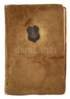 1932 Emlékkönyv, benne rajzok, feljegyzések