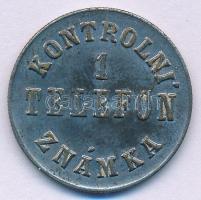 Csehszlovákia DN(~1950) "Kontrolni Znamka - 1 Telefon" Zn telefonérme (tantusz) hátoldalon "855" beütéssel (23mm) T:XF-VF Czechoslovakia ND(~1950) "Kontrolni Znamka - 1 Telefon" Zn telephone token (23mm) stamped with "855" on the reverse C:XF-VF