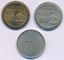 DN "Telefon Automata / 517" Cu-Ni telefonérme (tantusz) (21,5mm) + DN "Telefon érme /...