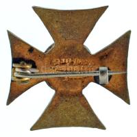 DN "SM" zománcozott, bronz jelvény T:AU