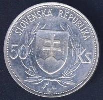 Szlovákia 1944. 50K Ag "5. Függetlenségi évforduló" T:2