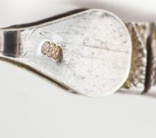 Ezüst (Ag) verlauf nyakék, h: 45 cm, jelzett, 25,7g