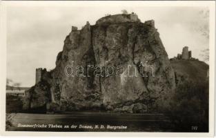 Dévény, Theben a. d. Donau, Devín (Pozsony, Bratislava); várrom / castle ruins