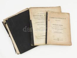 1825 Gyászbeszéd Ürményi József (1741-1825) országbíró, főispán, miniszter temetése alkalmából 15p, 41p. 9 példány latin nyelven. + 1 db magyar nyelvű