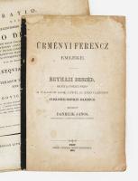 1825 Gyászbeszéd Ürményi József (1741-1825) országbíró, főispán, miniszter temetése alkalmából 15p, ...