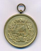 1941. "Királydíjas Újpesti Dalkör - 1871-1941 - 70 éves fennállásának emlékére " sárgaréz ...