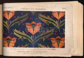 Vorlagen für Stickereien. Bibliothek D.M.C. Dornach, é.n. (cca 1890-1900), Th. de Dillmont. Fekete-f...