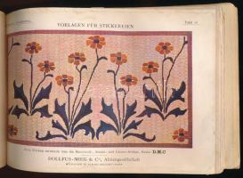 Vorlagen für Stickereien. Bibliothek D.M.C. Dornach, é.n. (cca 1890-1900), Th. de Dillmont. Fekete-f...