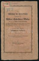 Hölbling, Ludwig: Die Rillensaat der Körnerfrüchte mittelst der Rillen- (Scheiben-) Walze in 3,4,5, 6 zölliger Reihen-Entfernung [...] Wien, 1855, szerzői kiadás, 29+(1) p.+ 1 (kihajtható) t. Német nyelven. Kiadói papírkötés, sérült borítóval, kissé foltos lapokkal, régi intézményi bélyegzőkkel, felvágatlan példány.