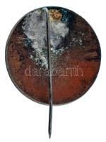 ~1920-1930. "Gyöngyösi Alsóvárosi Egyházi Énekkar" zománcozott bronz dalos jelvény (25mm) ...